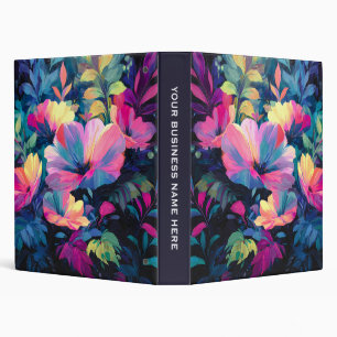 Blossom Rush Spring Floral Garden 3 Ring Binder
