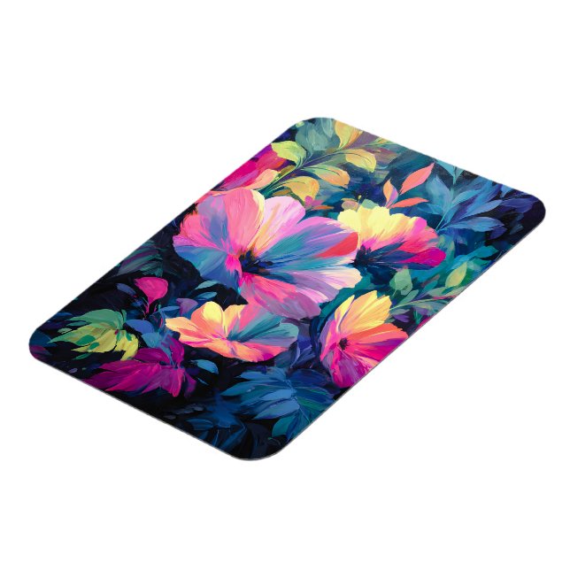 Blossom Rush Spring Floral Garden Magnet (Left Side)