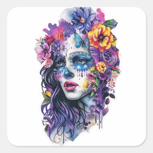 Blossom Soul Medley Square Sticker (Front)