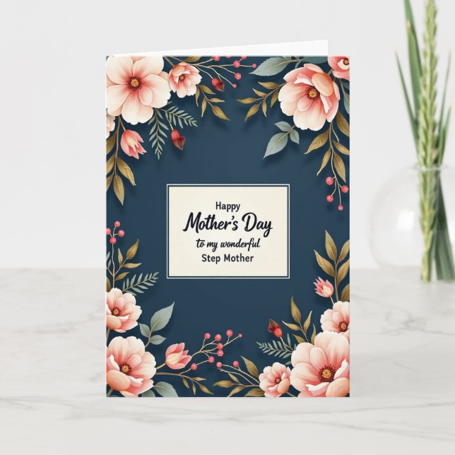 Blossom Step Mothers Day Card (Front)
