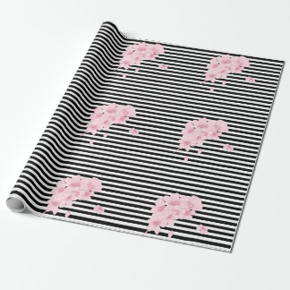 Blossom Stripe Wrapping Paper