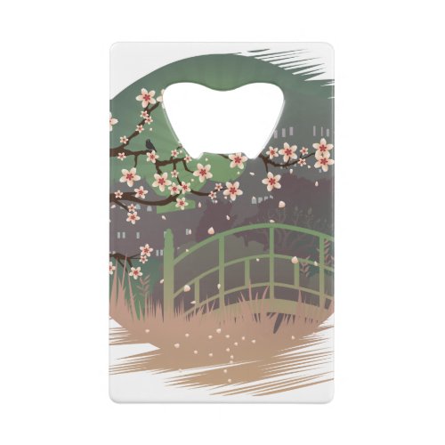 Blossom Sundown Credit Card Bottle Opener