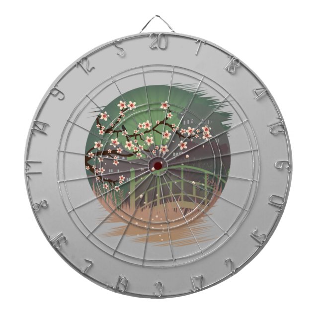 Blossom Sundown Dart Board (Front)