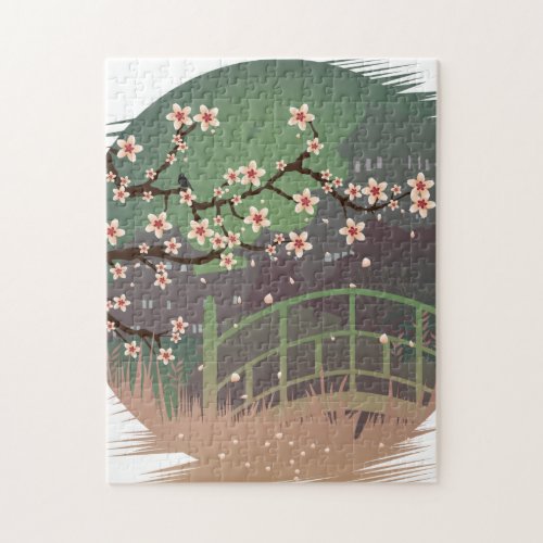 Blossom Sundown Jigsaw Puzzle