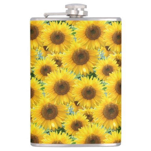 Blossom Sunflowers Flask