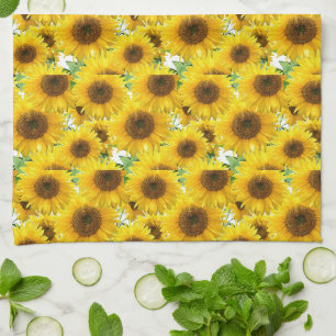 Blossom Sunflowers Kitchen Towel