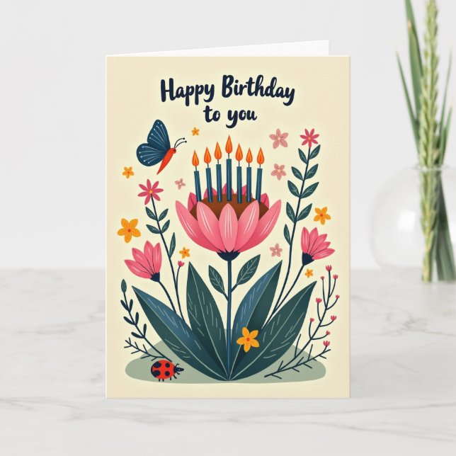 Blossom Sweet Fathers Day Card (Front)