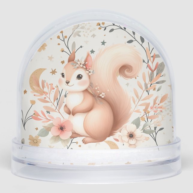Blossom Tail Dreams kids Snow Globe (Front)
