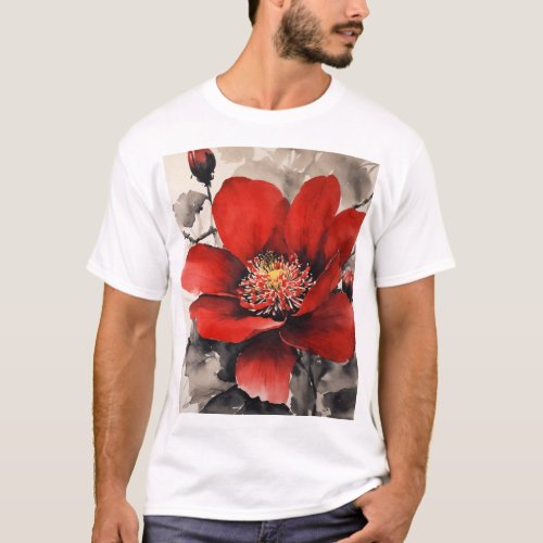 Blossom Threads The Floral Affair T_Shirt