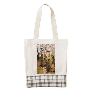 Blossom time in Tokyo Zazzle HEART Tote Bag