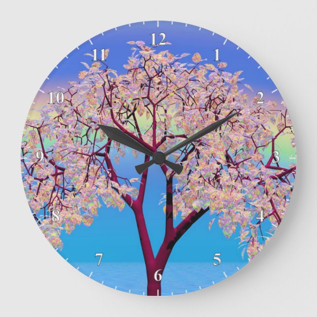 Blossom Tree Large Clock (Front)