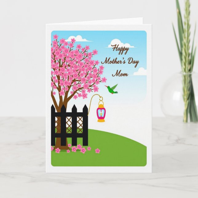 Blossom Tree Thank You Card (Front)