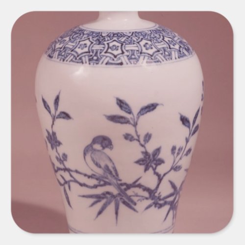 Blossom vase Ming dynasty Square Sticker