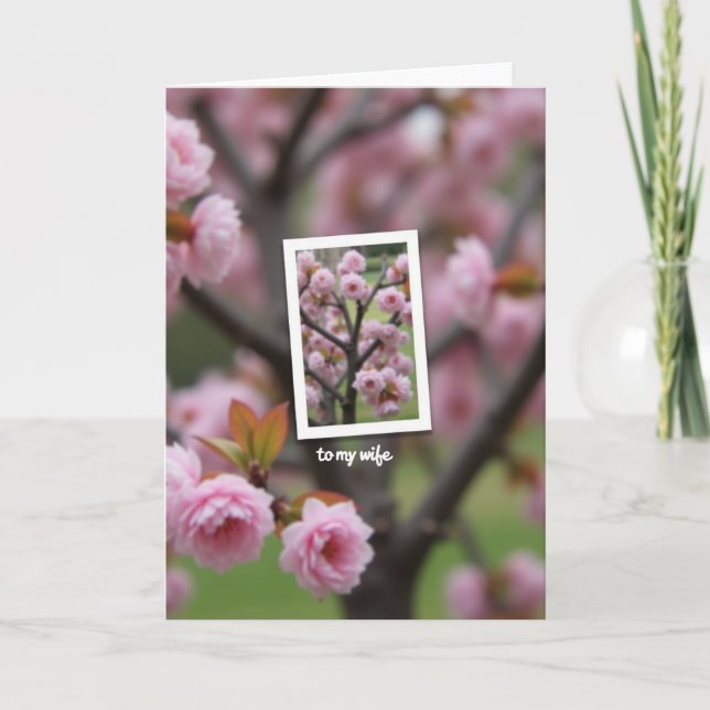 Blossom Wife Mothers Day Card (Front)