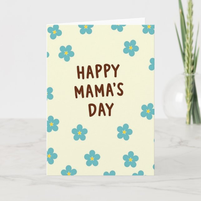 Blossom Wishes Greeting Card (Front)