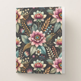 Blossomed Beauty Pocket Folder