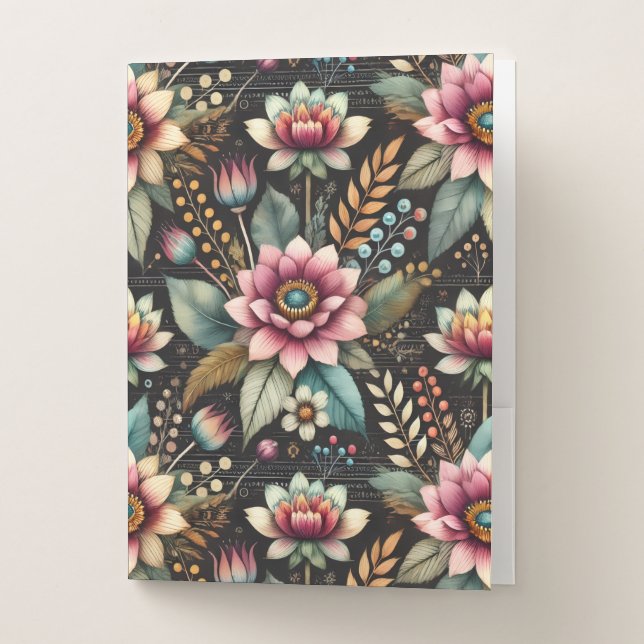 Blossomed Beauty Pocket Folder (Front)