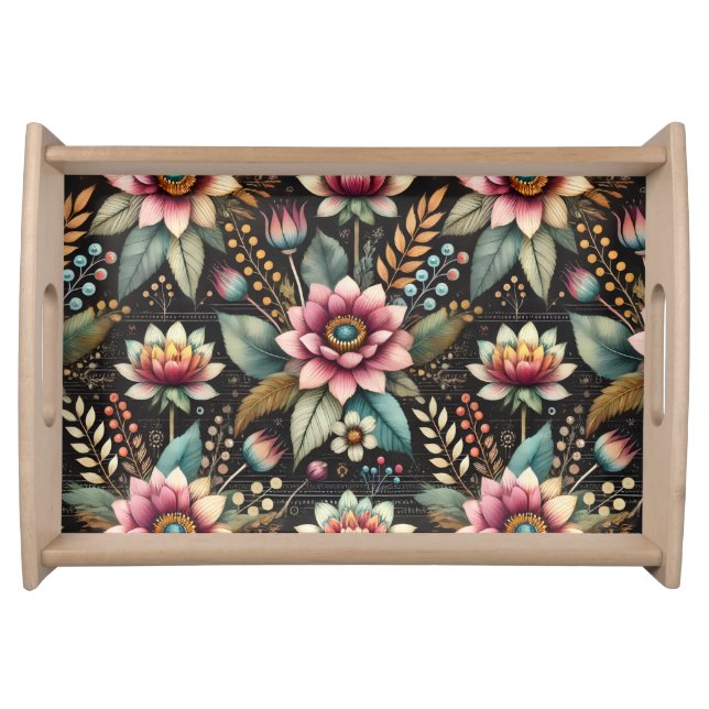 Blossomed Beauty Serving Tray (Front)