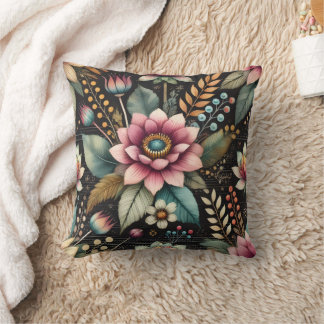Blossomed Beauty Throw Pillow