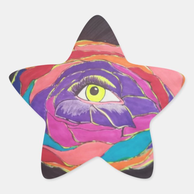 Blossomed Excellence  Star Sticker (Front)