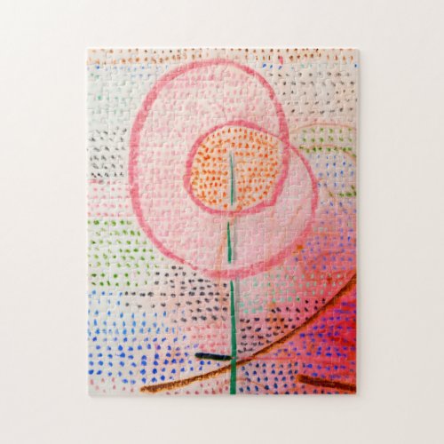 Blossoming 1934 by Paul Klee _ Abstract Art Jigsaw Puzzle