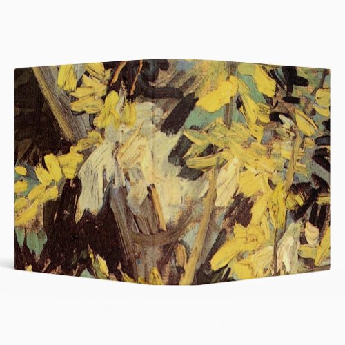 Blossoming Acacia Branches by Vincent van Gogh 3 Ring Binder