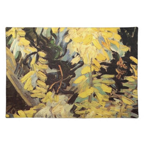 Blossoming Acacia Branches by Vincent van Gogh Cloth Placemat