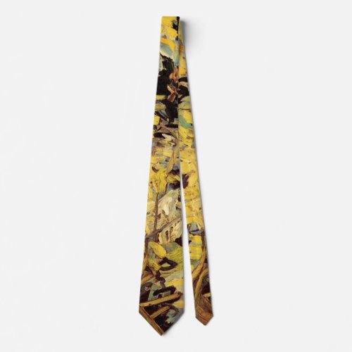 Blossoming Acacia Branches by Vincent van Gogh Neck Tie