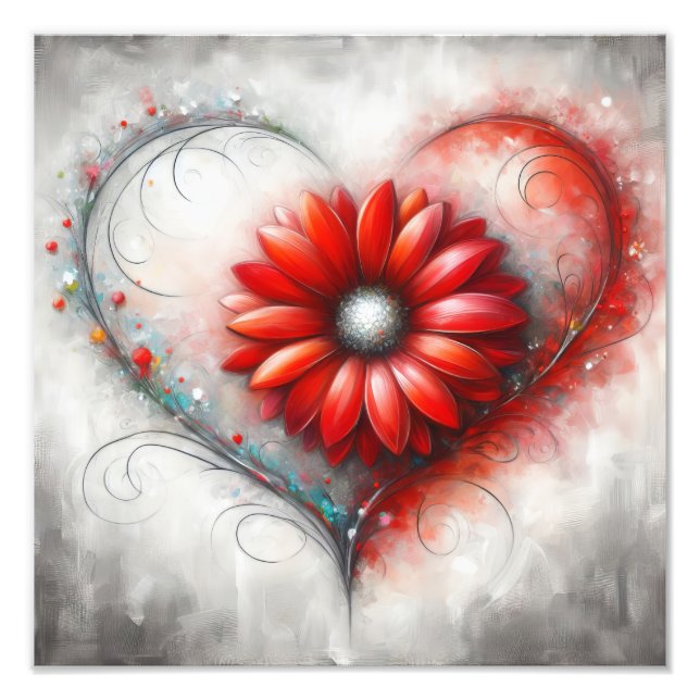 Blossoming Affection Photo Print (Front)