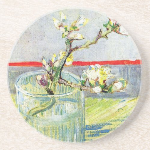 Blossoming Almond Branch by Vincent van Gogh Coaster