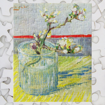 Blossoming Almond Branch By Vincent Van Gogh Jigsaw Puzzle by VanGogh_Gallery at Zazzle