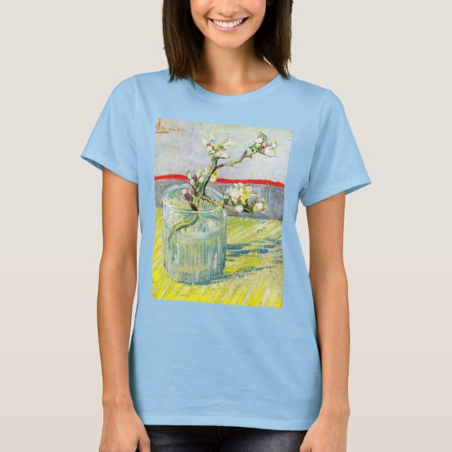 Blossoming Almond Branch by Vincent van Gogh T-Shirt (Front)