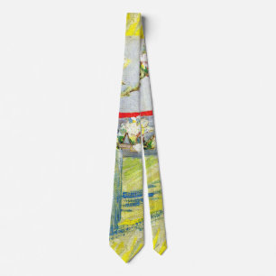 Blossoming Almond Branch by Vincent van Gogh Tie