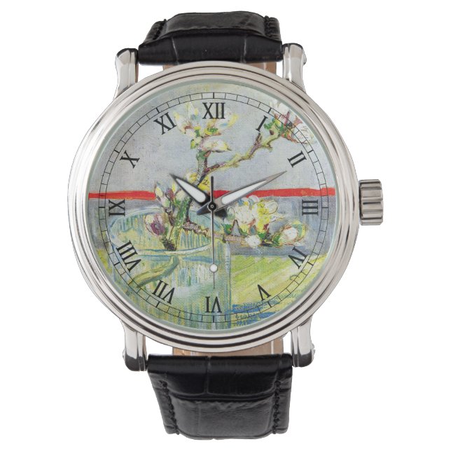 Blossoming Almond Branch by Vincent van Gogh Watch (Front)