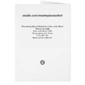 Blossoming Almond Branch Glass Book Van Gogh Fine (Back)