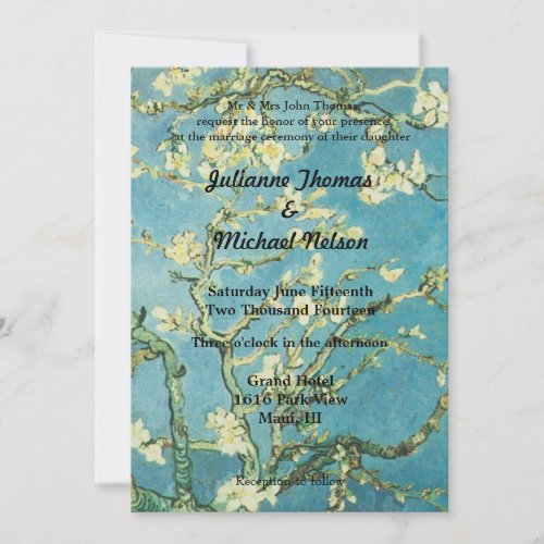 Blossoming Almond Invitation