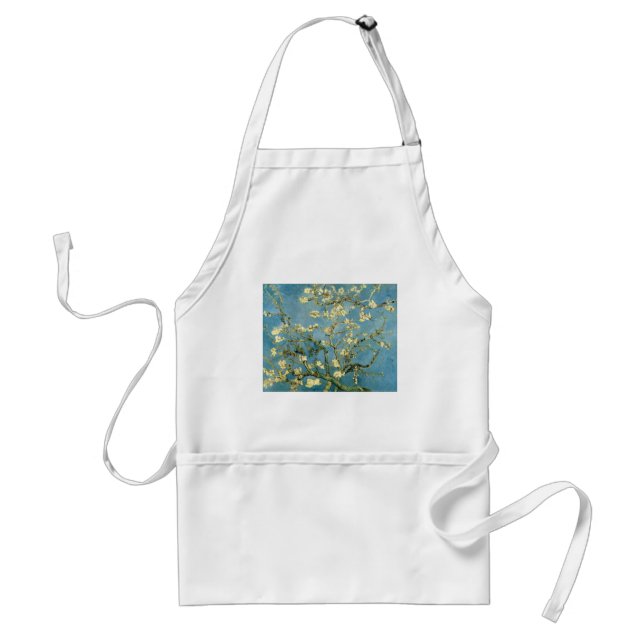 Blossoming Almond Tree by Van Gogh Adult Apron (Front)