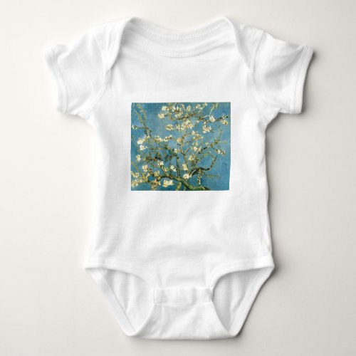 Blossoming Almond Tree by Van Gogh Baby Bodysuit