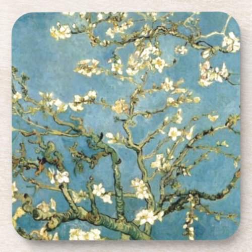 Blossoming Almond Tree by Van Gogh Beverage Coaster