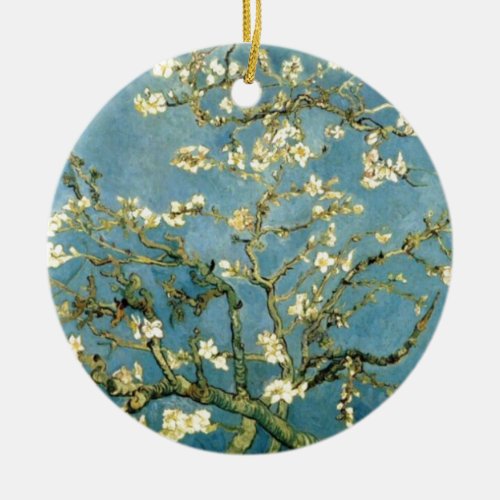 Blossoming Almond Tree by Van Gogh Ceramic Ornament