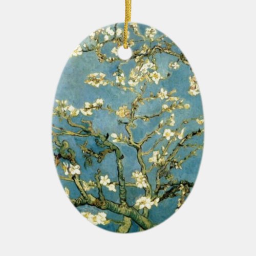 Blossoming Almond Tree by Van Gogh Ceramic Ornament