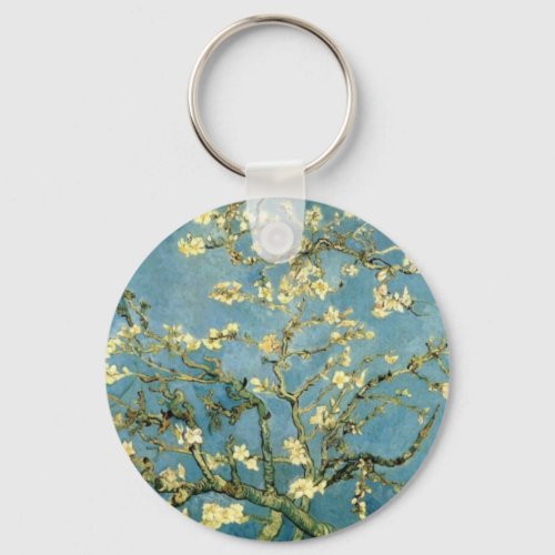 Blossoming Almond Tree by Van Gogh Keychain