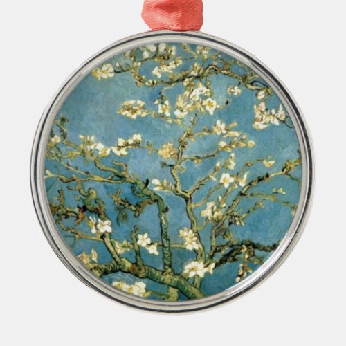 Blossoming Almond Tree by Van Gogh Metal Ornament