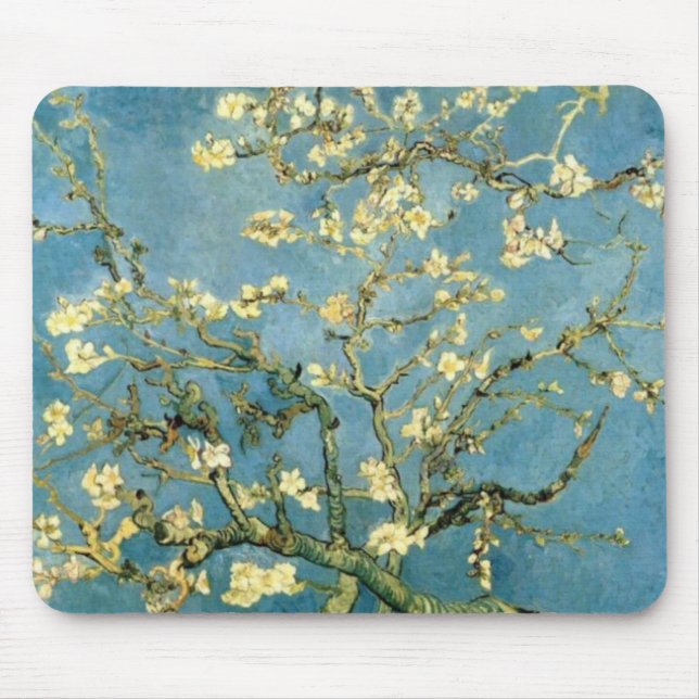 Blossoming Almond Tree by Van Gogh Mouse Pad (Front)