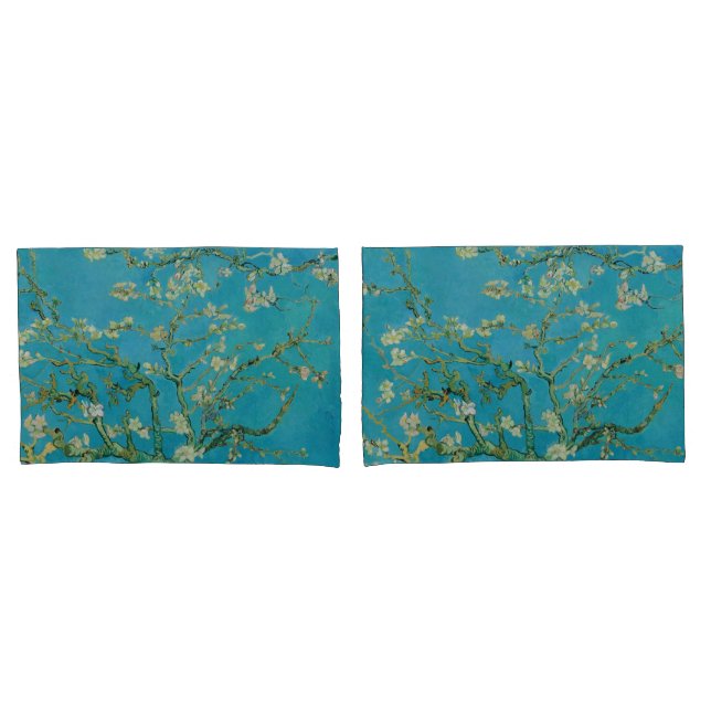 Blossoming Almond Tree by Van Gogh Pillow Case (Front-Set)