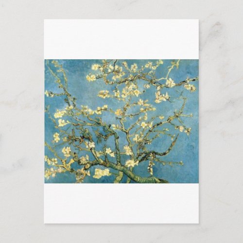 Blossoming Almond Tree by Van Gogh Postcard