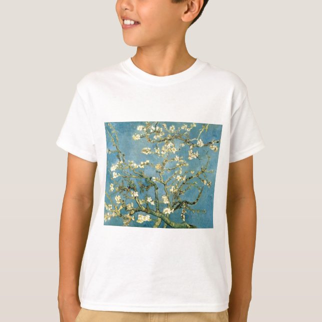 Blossoming Almond Tree by Van Gogh T-Shirt (Front)