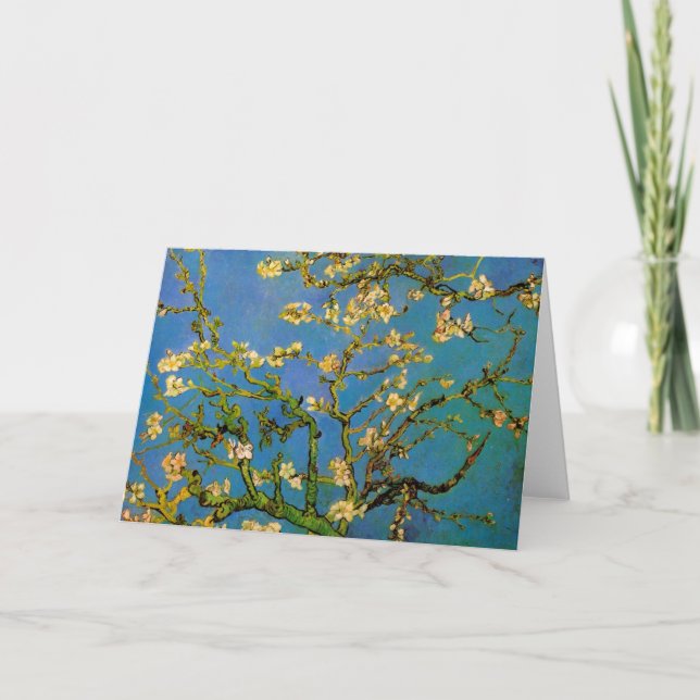 Blossoming Almond Tree by Vincent van Gogh Card (Front)