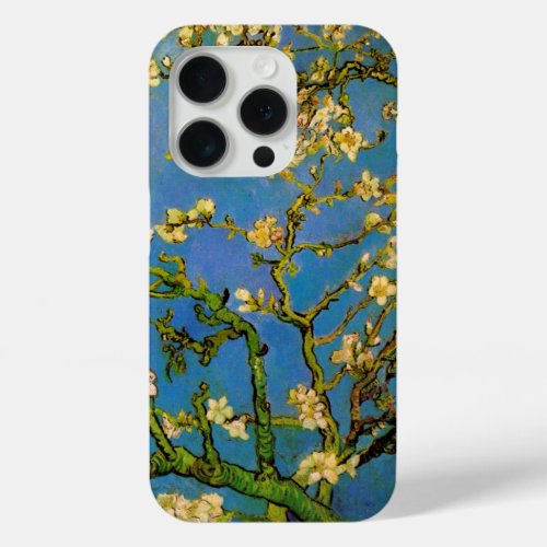 Blossoming Almond Tree by Vincent van Gogh iPhone 15 Pro Case