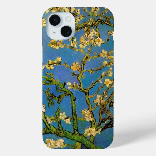 Blossoming Almond Tree by Vincent van Gogh iPhone 15 Plus Case